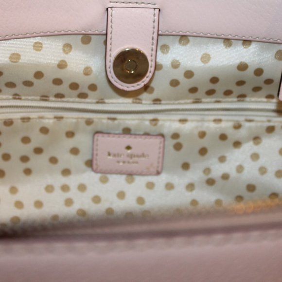 Kate Spade New York large pink leather tote with compartements EUC - Picture 15 of 16